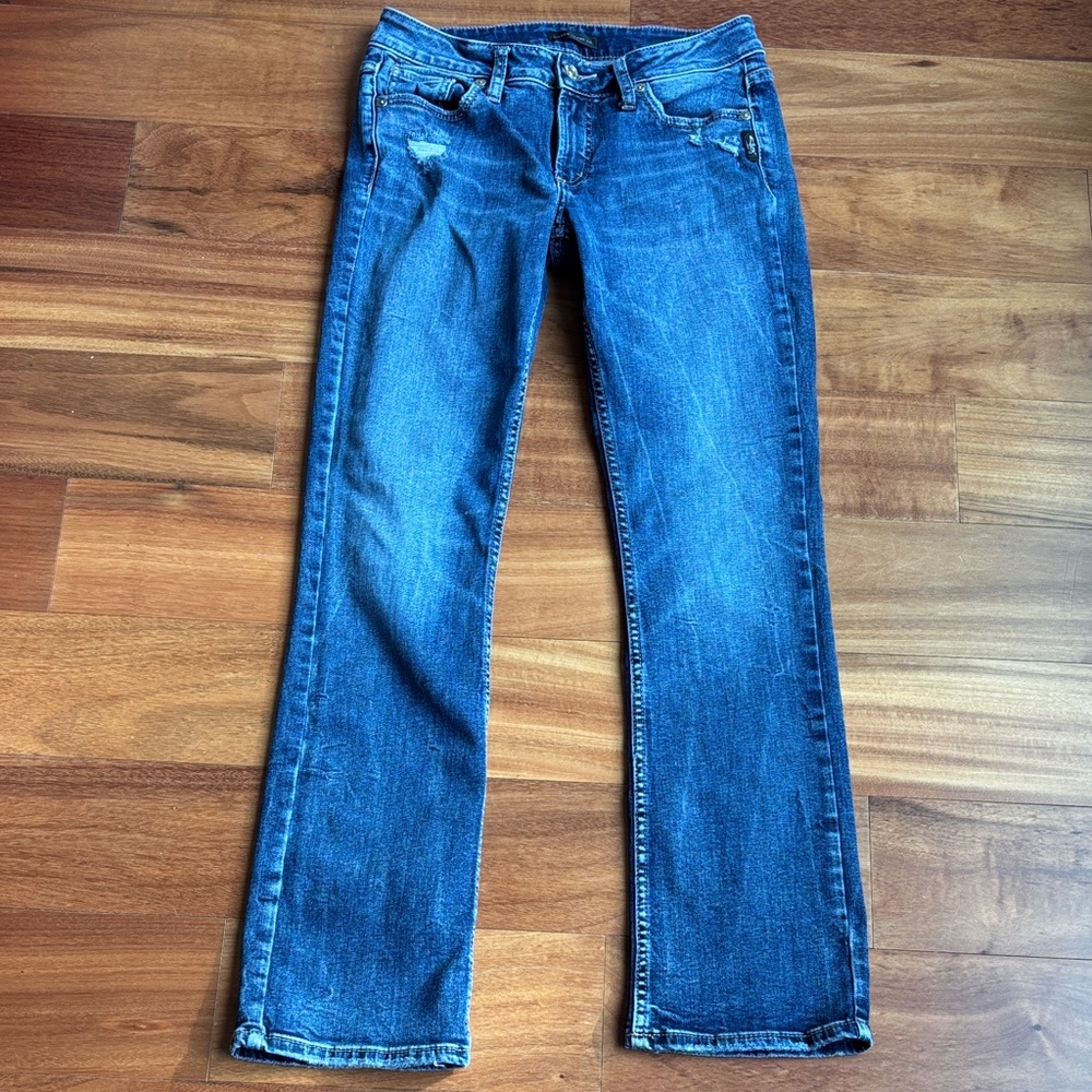 Silver Jeans Women's Boot Cut Blue Denim Jeans